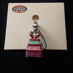 Women's NWT Fossil Charm
